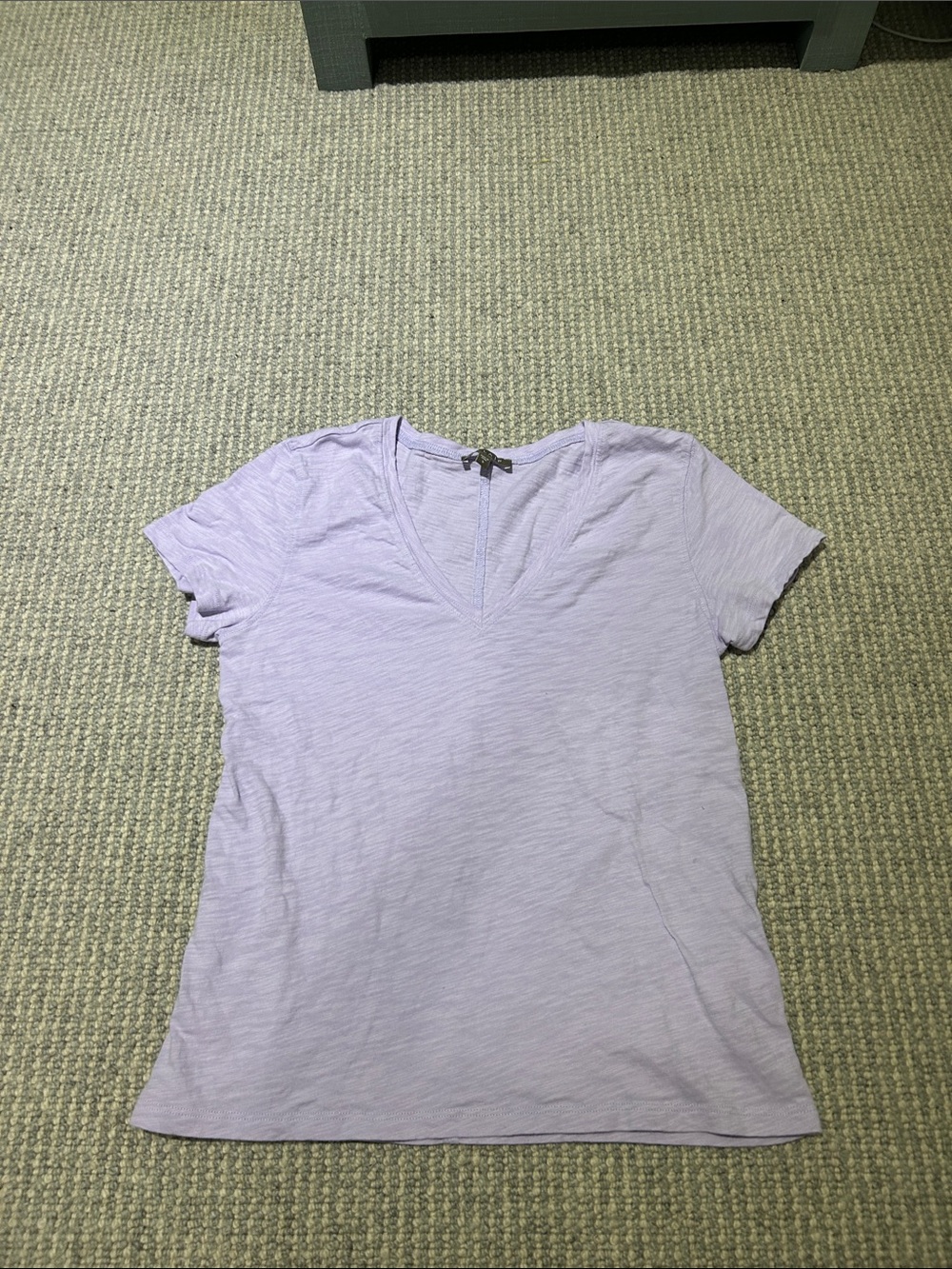 Lilla P Lavender Short Sleeve V-Neck Tee